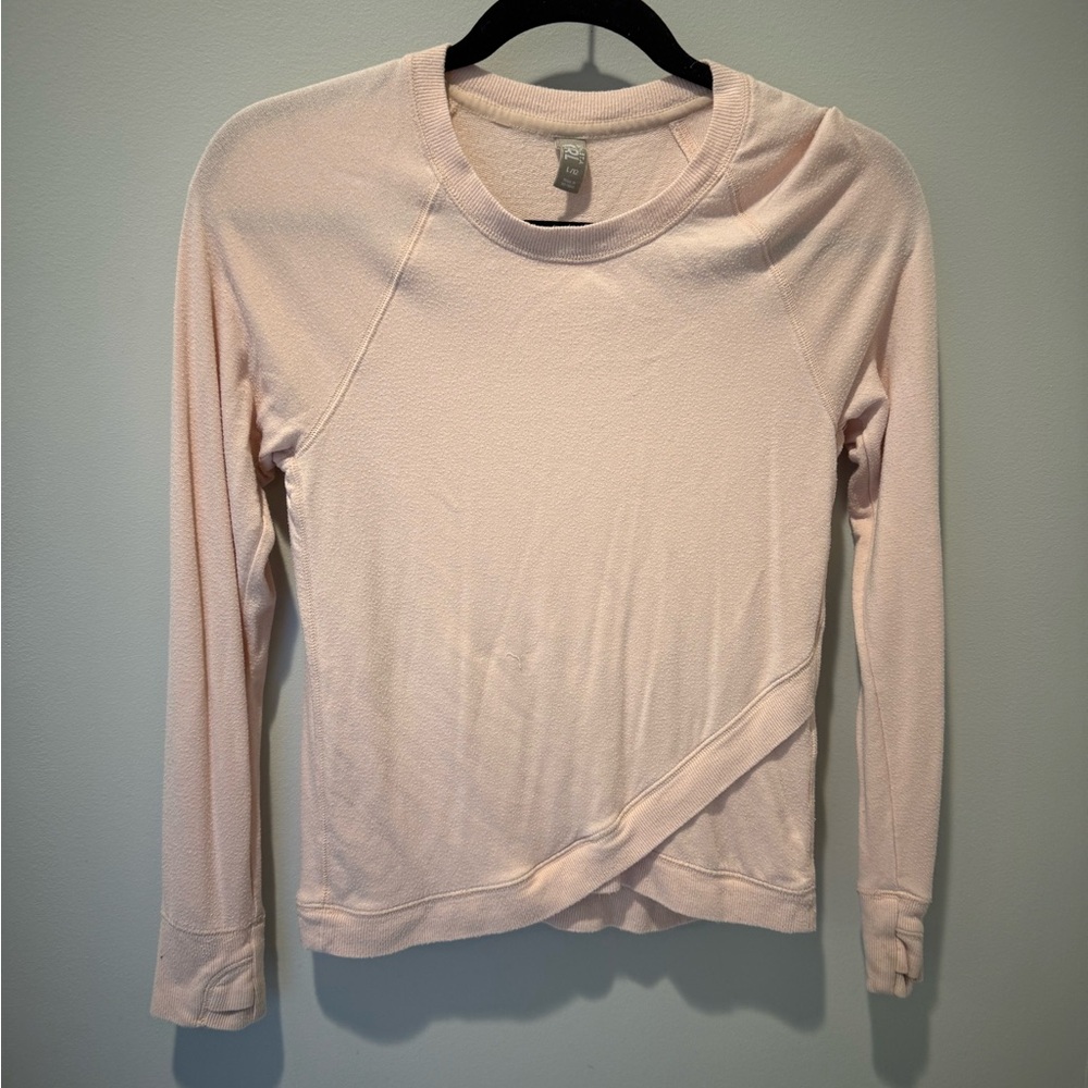 Athleta Girl Light Pink Long Sleeve Tee